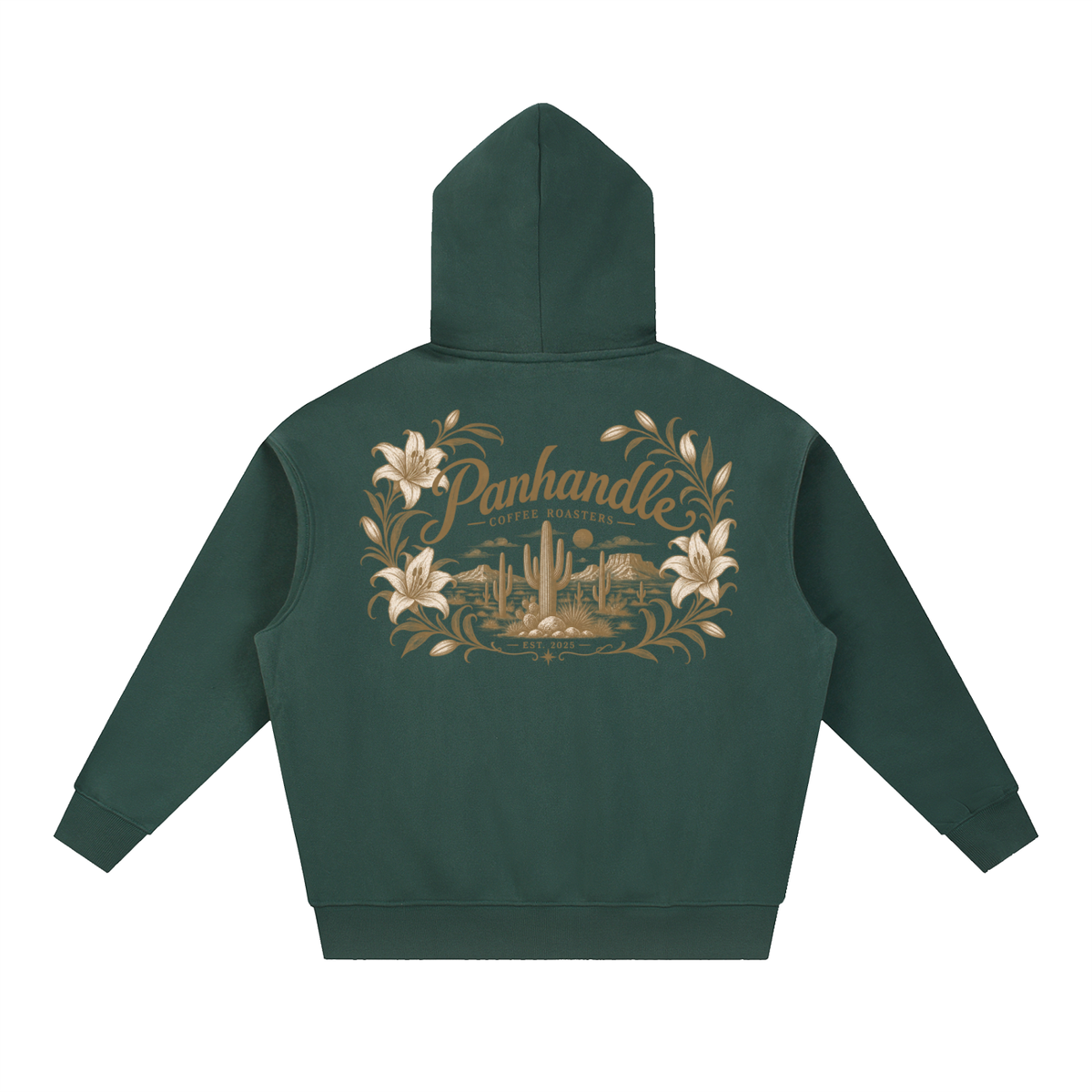 Unisex Boxy Fleece Hoodie - Panhandle Cactus