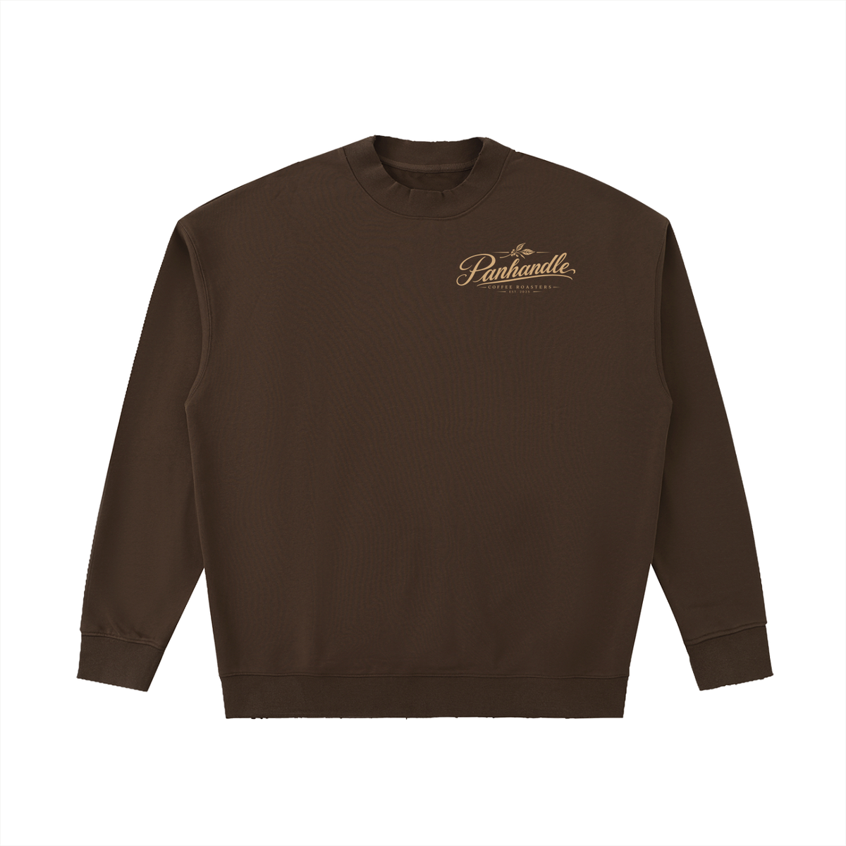 Drop Shoulder Crewneck Sweatshirt - Peace Lily Style