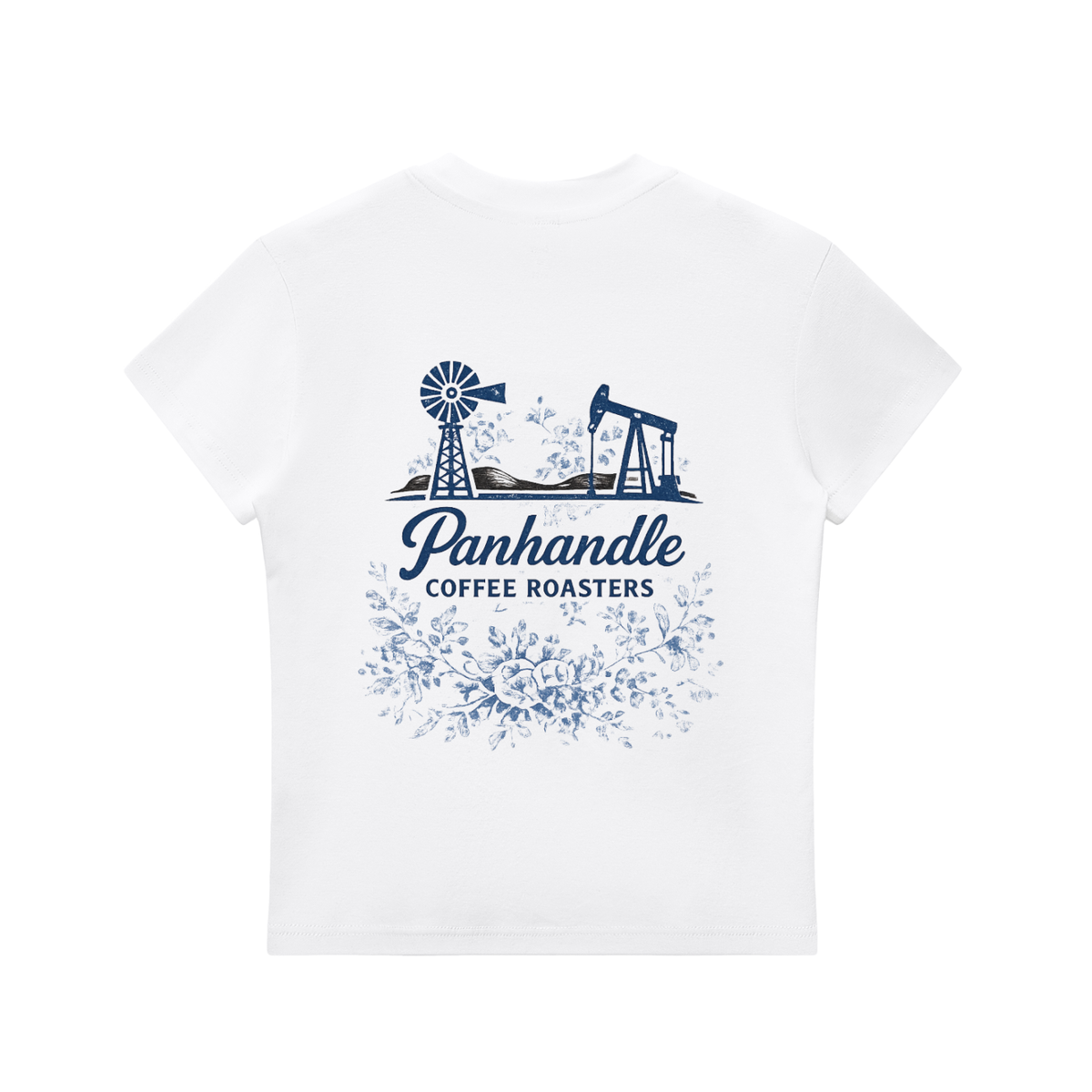 Women's Crewneck T-Shirt - White Original Design