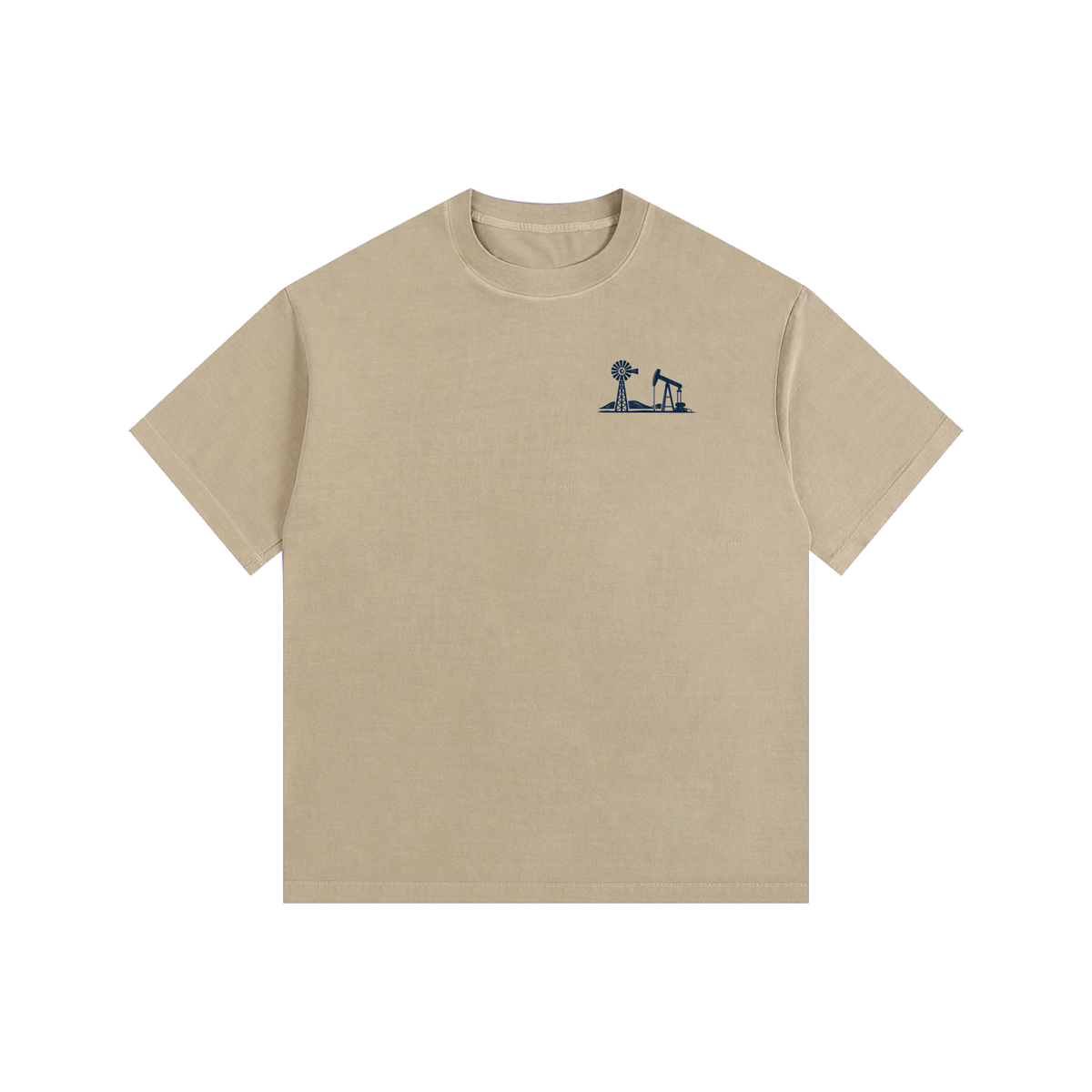 Vintage Washed Oversized Cotton T-Shirt
