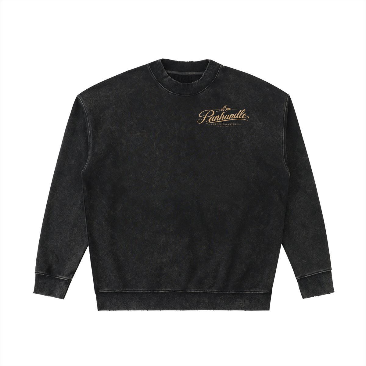 Drop Shoulder Crewneck Sweatshirt - Peace Lily Style