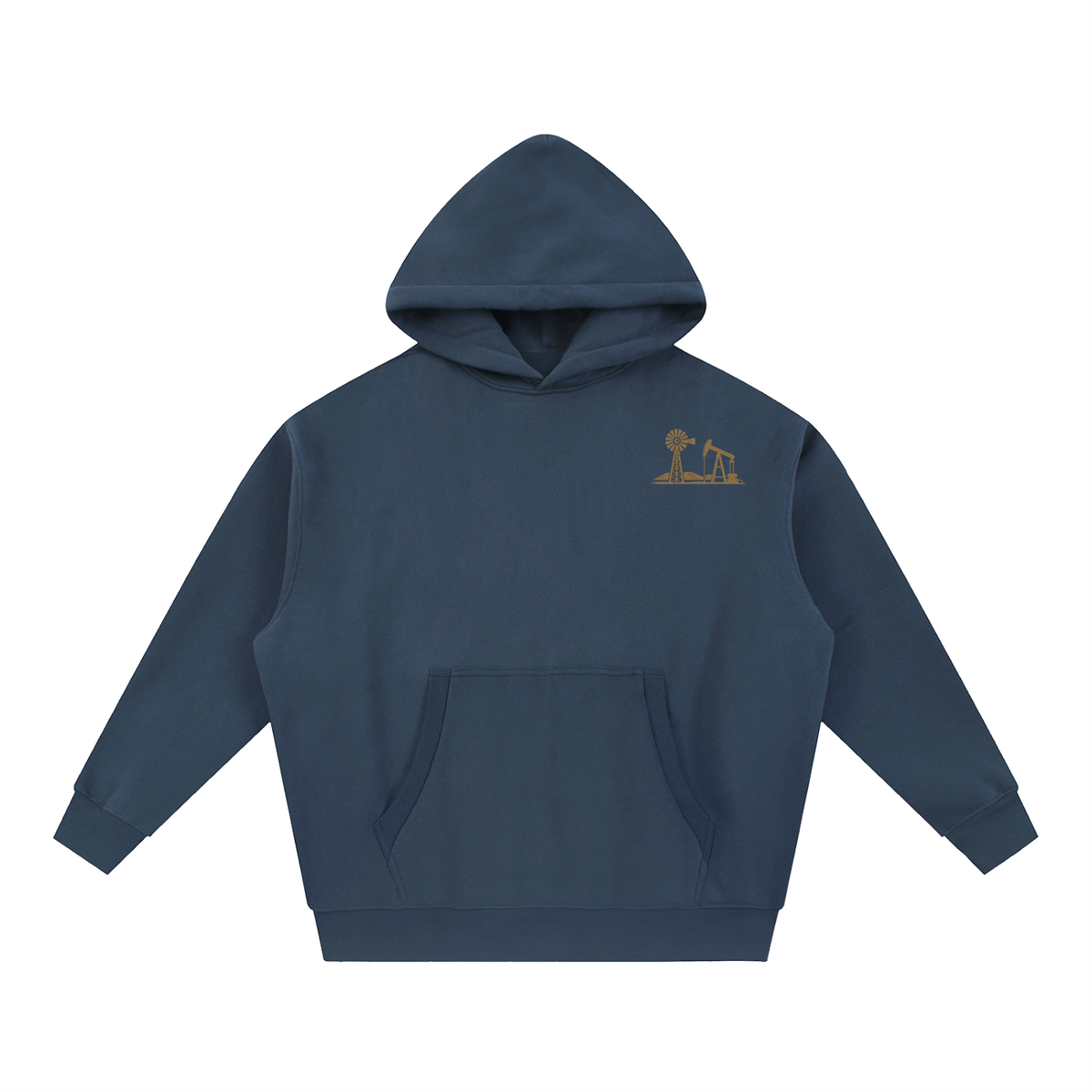 Unisex Boxy Fleece Hoodie - Panhandle Cactus