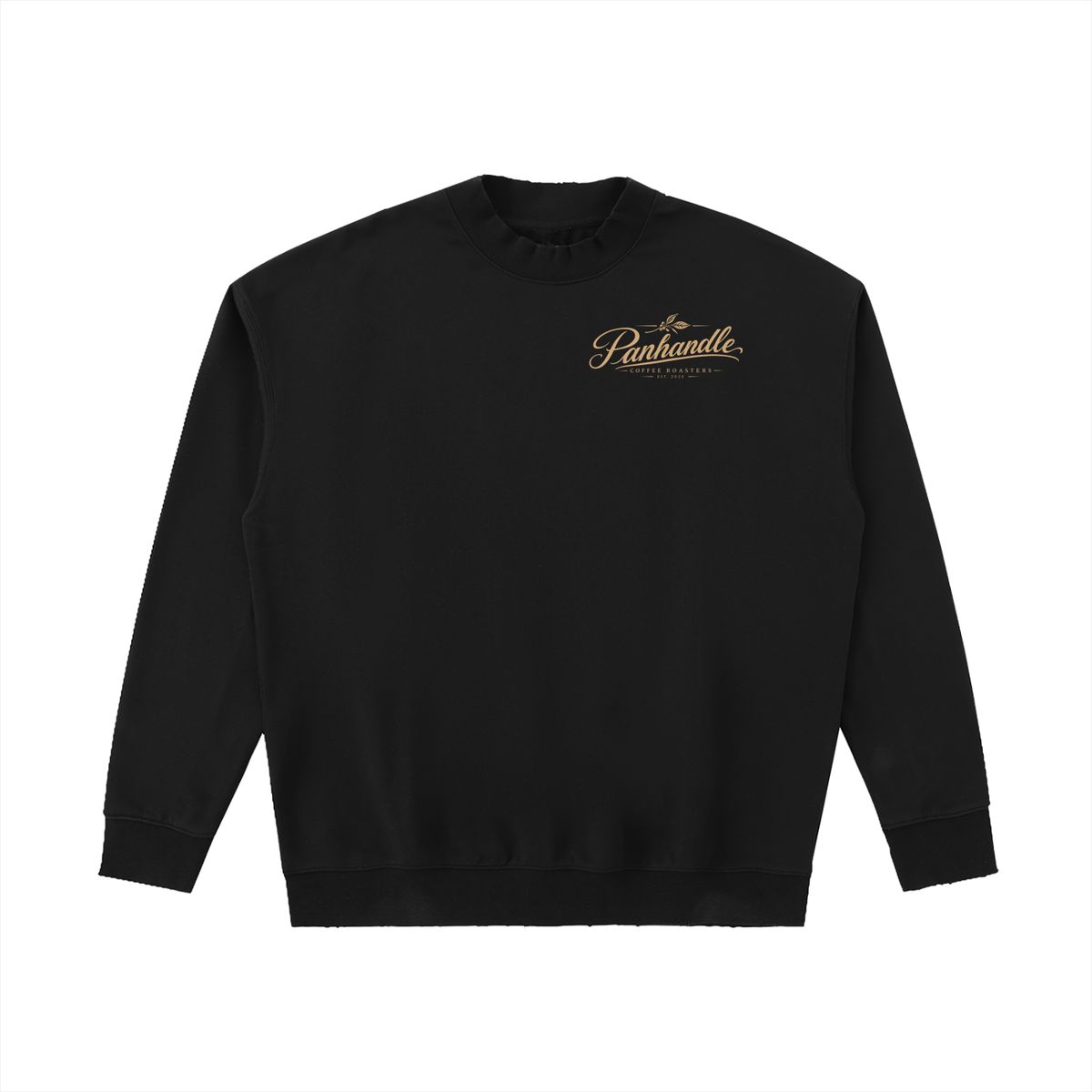 Drop Shoulder Crewneck Sweatshirt - Peace Lily Style